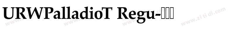 URWPalladioT Regu字体转换